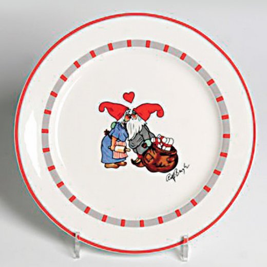 Rolf Berg Assiett med julmotiv 21 cm