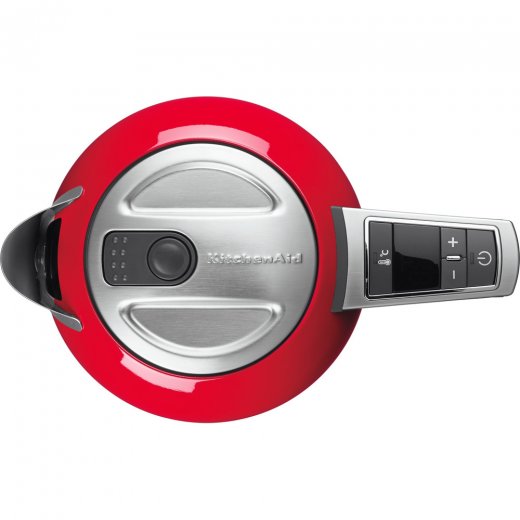 KitchenAid vattenkokare röd 1,7 liter med temperaturdisplay