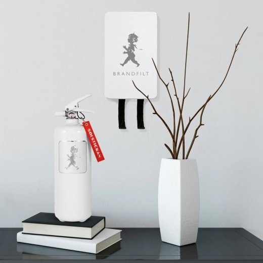 Solstickan Brandfilt Vit - Högblank, 120 x 120 cm