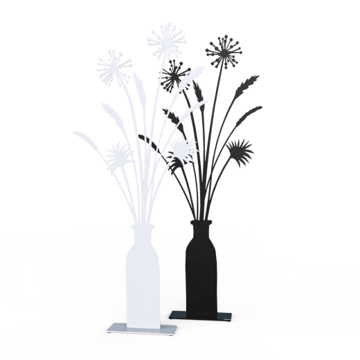Lonneberg Pampasgräs 60 cm, svart struktur
