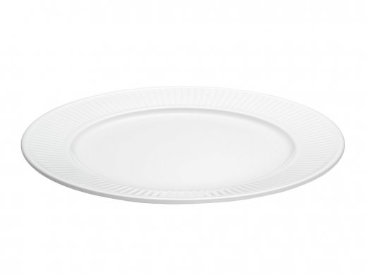 Pillivuyt Plissé Tallrik 28 cm, Vit