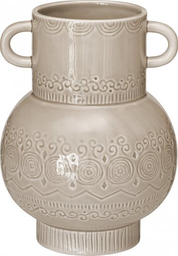 Floral Vas 18cm, Nougat