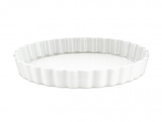 Pillivuyt Pajform Nr 10 29 cm h 4 cm, Vit