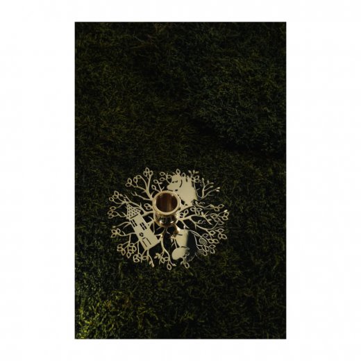 Ljusstake Hilke x Mumin No.1, Guld