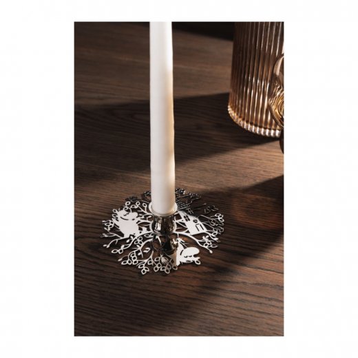 Ljusstake Hilke x Mumin No.1, Silver