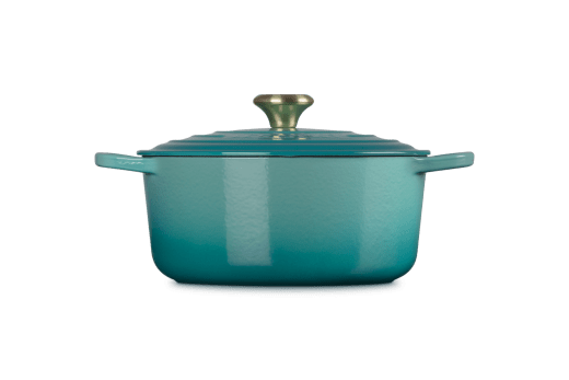 Le Creuset Rund Gryta 5,3 liter 26 cm, Bleu Riviera