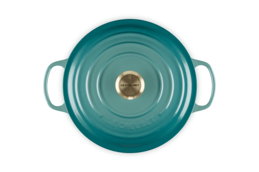 Le Creuset Rund Gryta 5,3 liter 26 cm, Bleu Riviera
