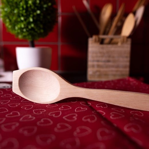 AT-Line sked med rak kant 26 cm björk