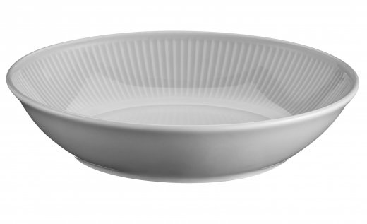 Pillivuyt Plissé djup tallrik 20cm grå