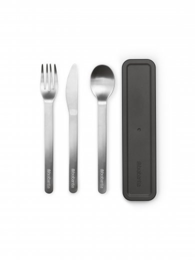 Make & Take Bestickset 3 delar, Dark Grey