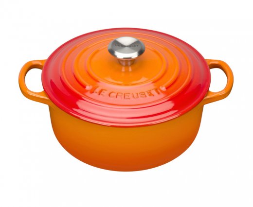 Le Creuset Signature Rund Gryta 20 cm 2,4 liter Vulkan