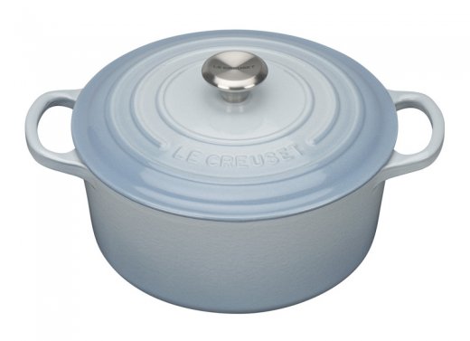 Le Creuset Signature Rund Gryta 22 cm 3,3 liter Costal Blue