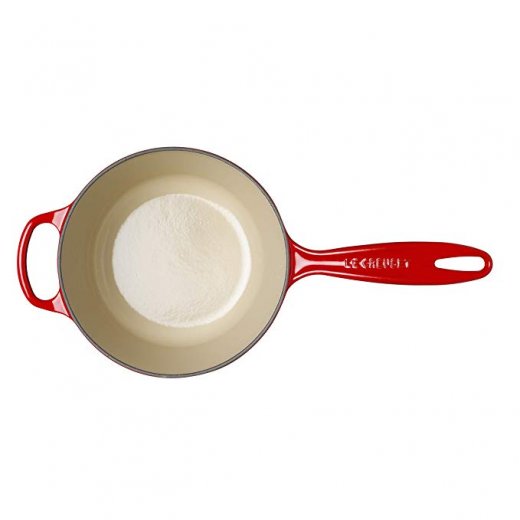 Le Creuset Gjutjärnskastrull 1,5 liter med handtag cerise