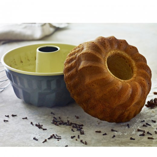 Blomsterbergs Sockerkaksform 22 cm Grå/Creme