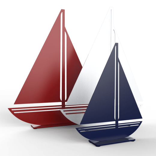 Lonneberg Segelbåt 55 cm, mörkblå