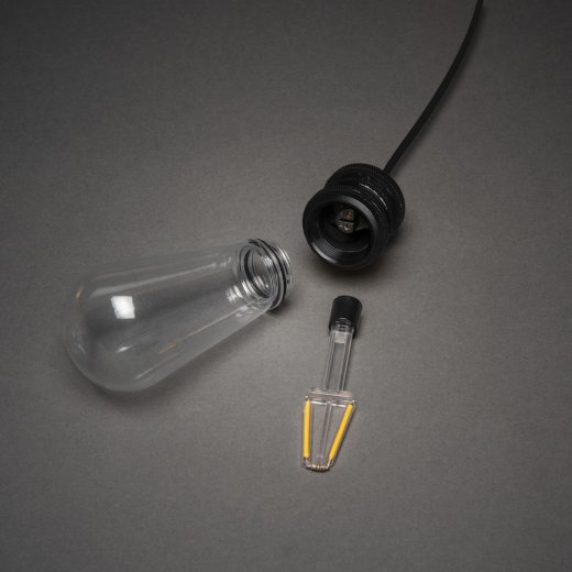 Konstsmide ljusslinga LED 10 lampor, Amber