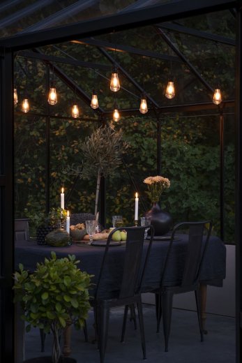 Konstsmide ljusslinga LED 10 lampor, Amber