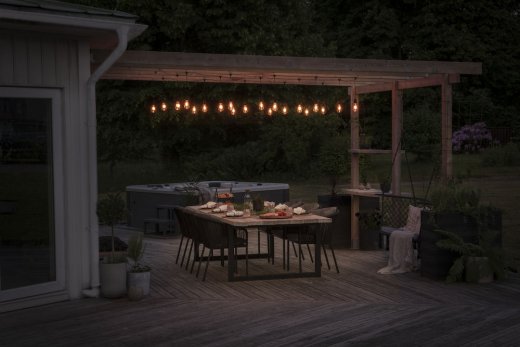 Konstsmide ljusslinga LED 10 lampor, Amber