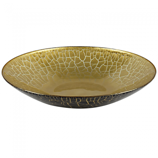 Nybro Croco Fat Svart/Guld 30 cm