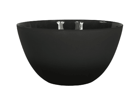Nybro Glasbruk Happy Skål 21 cm, Salt Lakrits