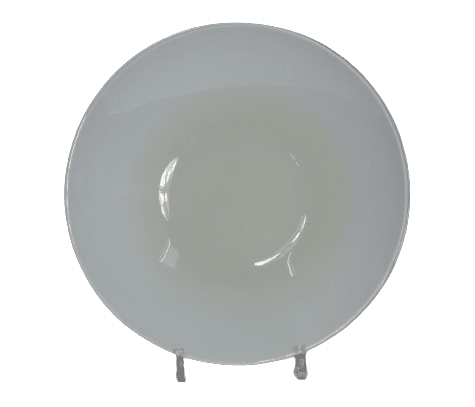 Nybro Glasbruk Happy Fat 30 cm, Marängvit