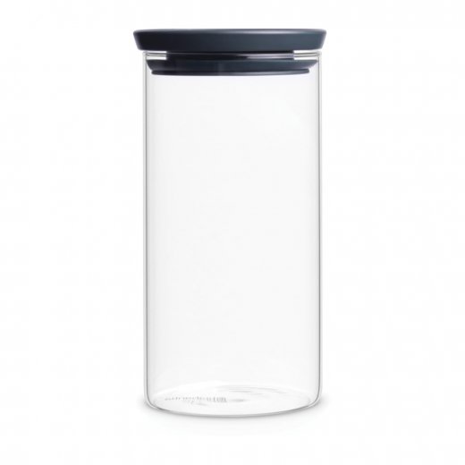 Brabantia Glasburk stapelbar 1,1 liter Glas/Grått Lock