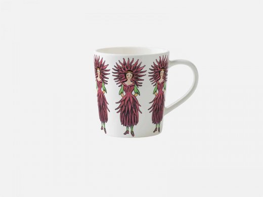 Elsa Beskow Mugg 40 cl med hänkel; fru Dahlia