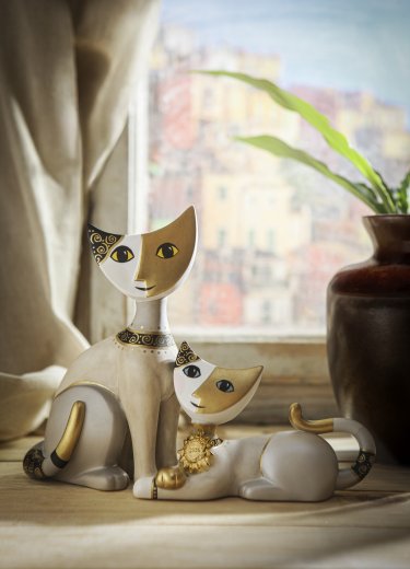 Goebel RW Katt Gatti d'oro Årskatt 2026 17,5 cm hög