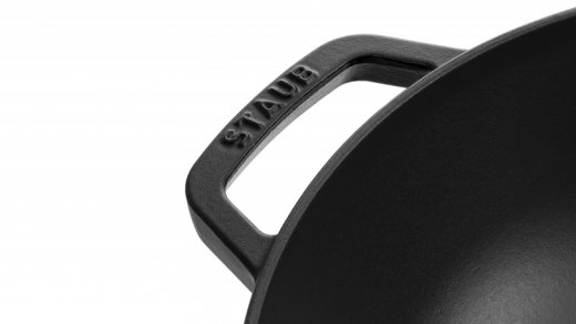 Staub Wok 30 cm med glaslock