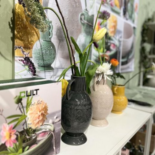 Floral Vas 27cm, Nougat