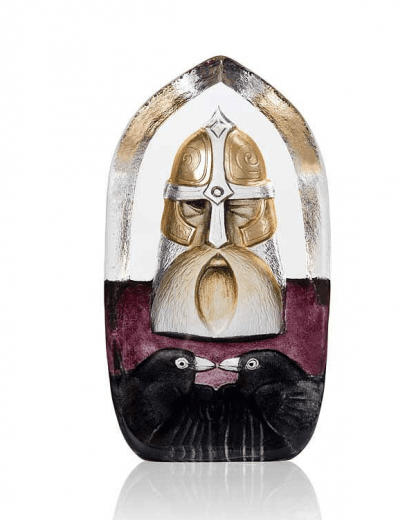 Målerås Glasblock Nordic Icons Oden 12x22 cm