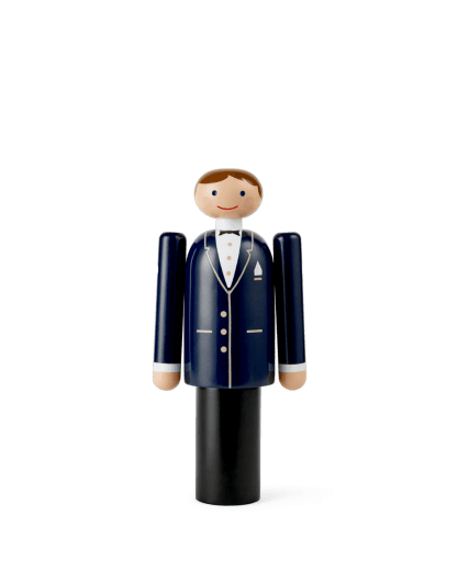 Kay Bojesen Brudgum, Blå/Svart/Vit