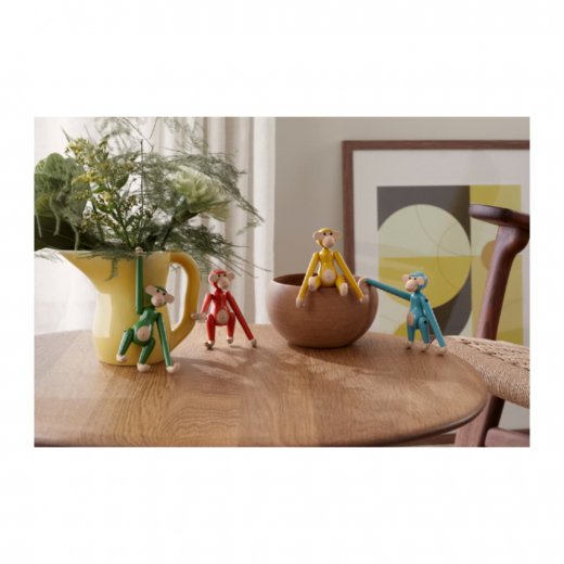 Kay Bojesen Apa Mini Vintage, Gul 9,5 cm