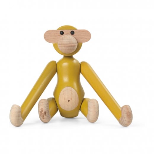 Kay Bojesen Apa Mini Vintage, Gul 9,5 cm