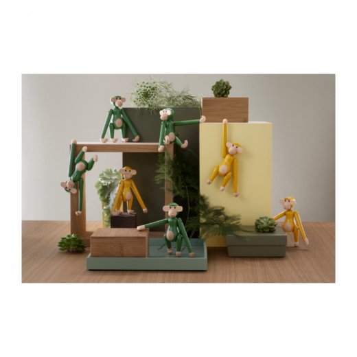 Kay Bojesen Apa Mini Vintage, Gul 9,5 cm