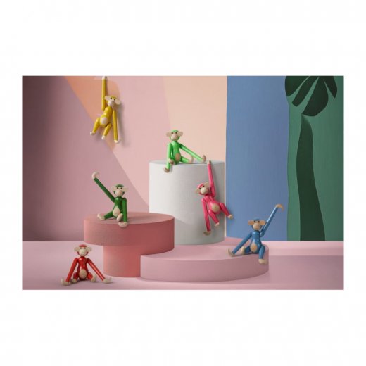 Kay Bojesen Apa Mini Vintage, Gul 9,5 cm