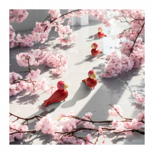 Kay Bojesen Sångfågel Flora 2024, Rosa