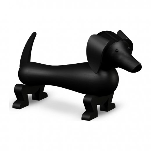 Kay Bojesen Hund Liten, Mörkbetsad Ek