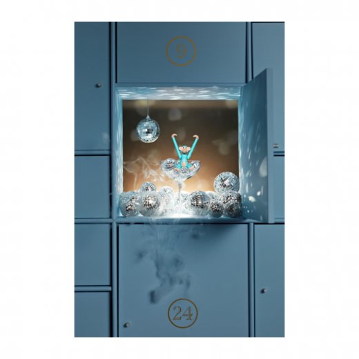 Kay Bojesen Apa Mini, Turkos