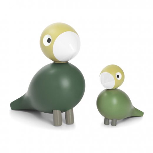 Kay Bojesen Sångfågel Liv & Lykka Par 2 fåglar, Grön