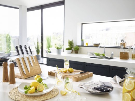 Zwilling magnetiskt knivblock i trä för 7 knivar