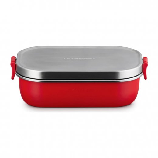 Le Creuset On The Go Matlåda 90 cl, Cerise