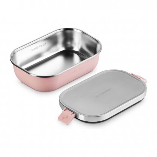 Le Creuset On The Go Matlåda 90 cl, Shell Pink