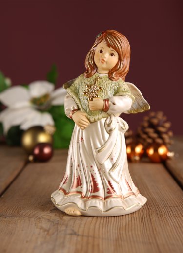 Goebel Årsängel 2022 Snowflake Dance 16 cm