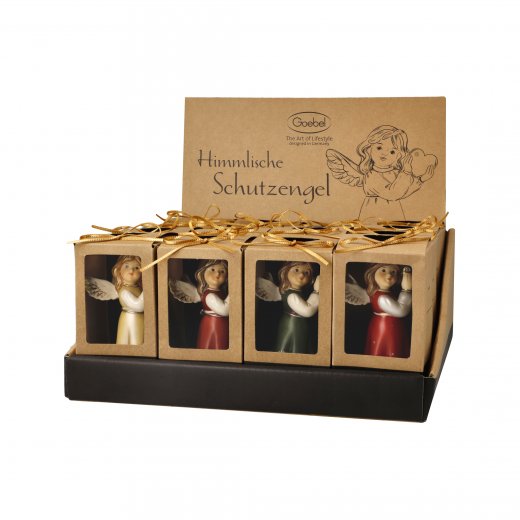 Goebel Miniängel Ljusbäraren röd 8,5 cm
