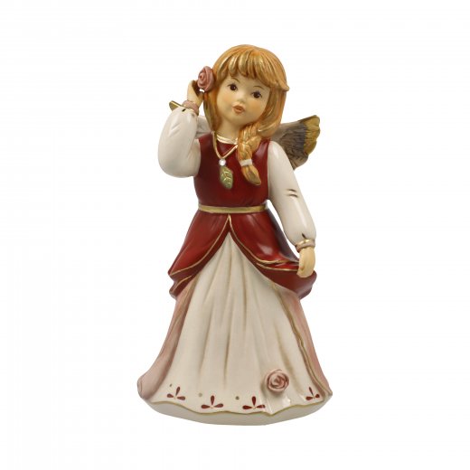 Goebel Ängel Dressed up for Christmas 15,5 cm, Bordeaux