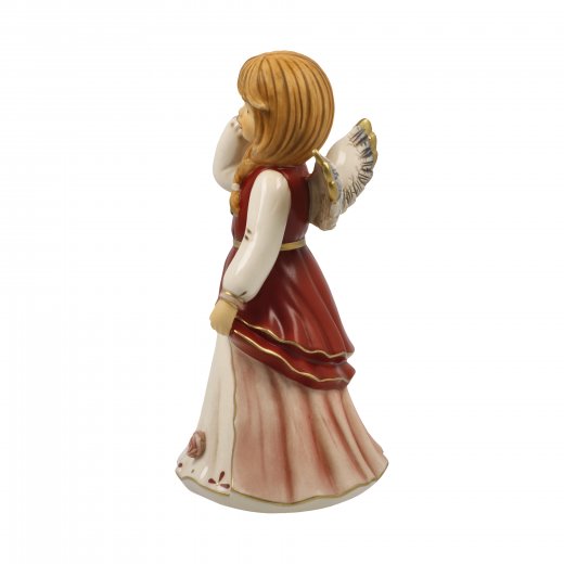 Goebel Ängel Dressed up for Christmas 15,5 cm, Bordeaux