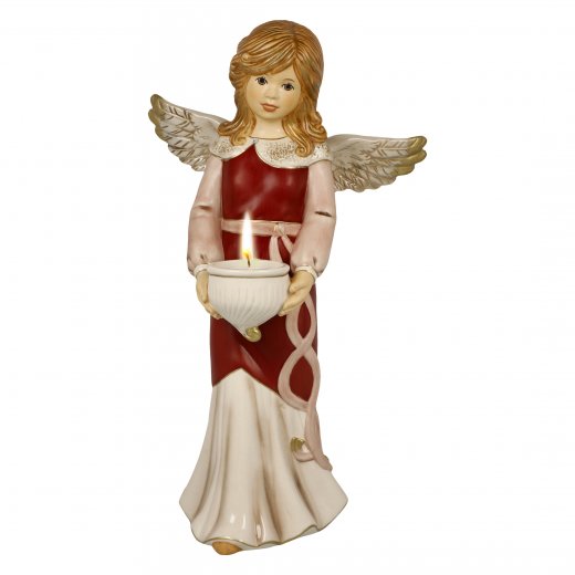 Goebel Ängel in the Magic of Christmas 33 cm, Bordeaux