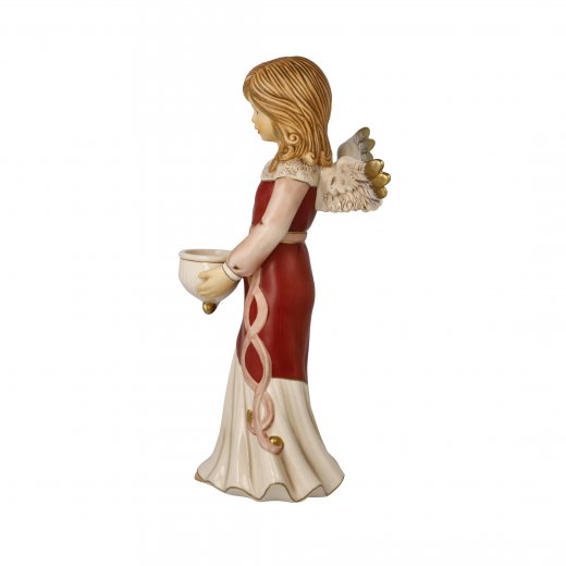 Goebel Ängel in the Magic of Christmas 33 cm, Bordeaux