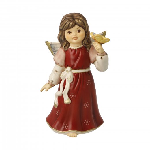 Goebel Ängel Your Travel Companion 12 cm, Bordeaux